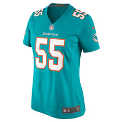 Aaron Brewer Miami Dolphins Women's Game Jersey Aqua | Nike for Sale