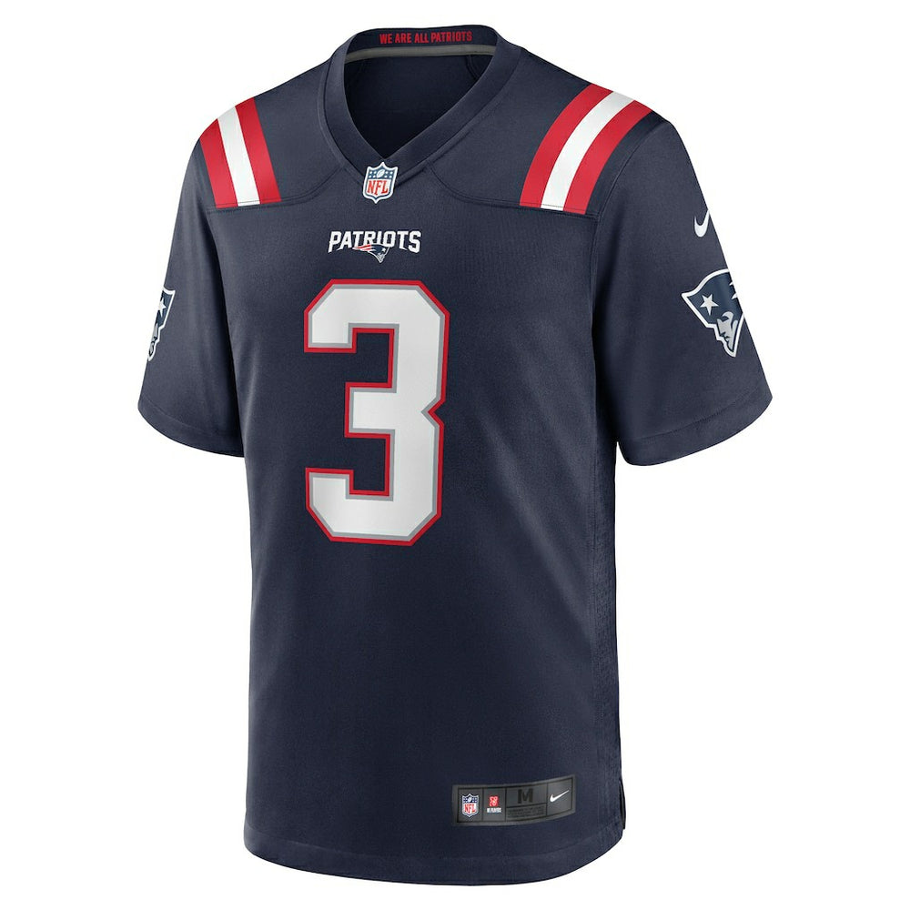 Demario Douglas New England Patriots Game Jersey Navy | Nike for Sale