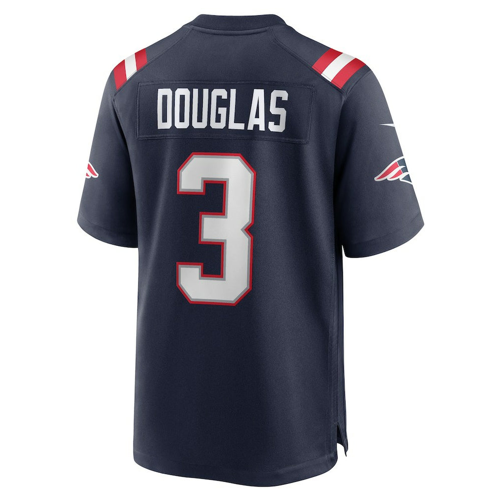 Demario Douglas New England Patriots Game Jersey Navy | Nike for Sale
