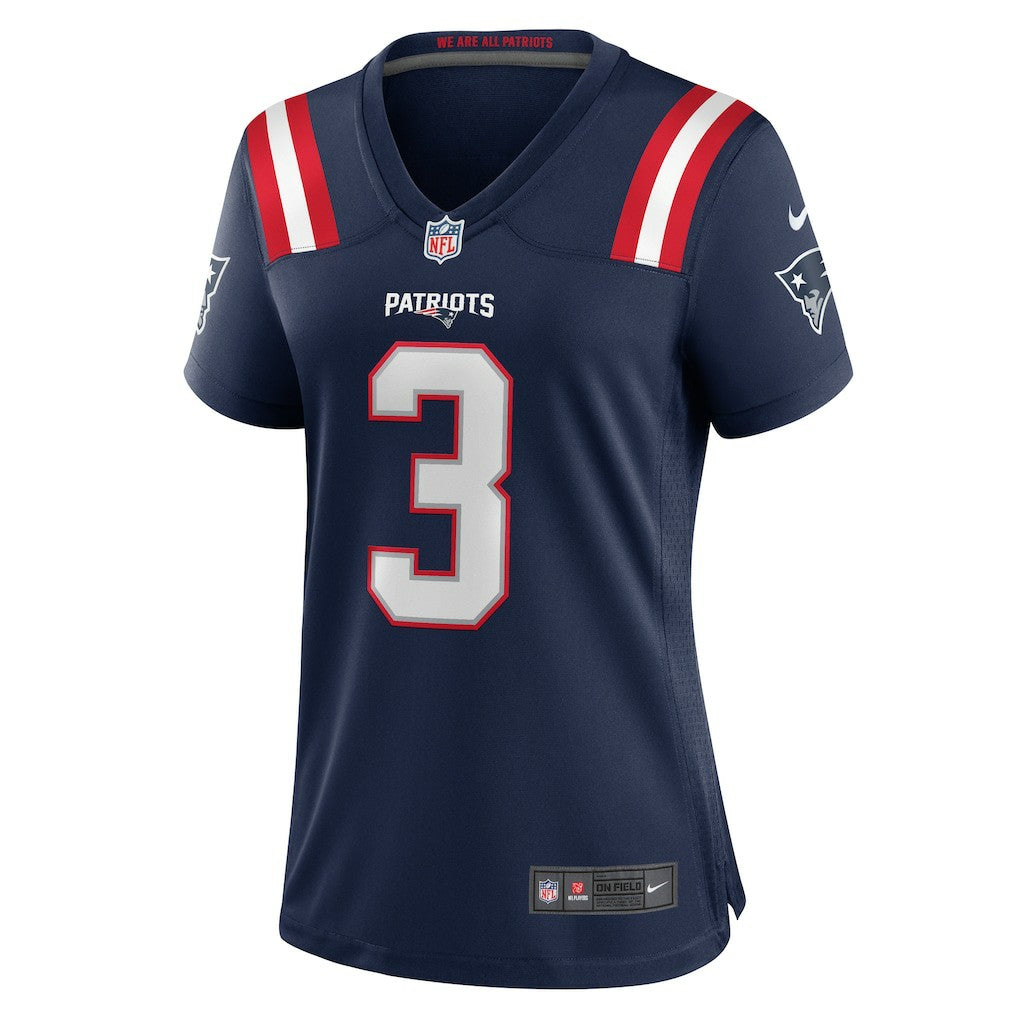 Demario Douglas New England Patriots Women's Game Jersey Navy | Nike for Sale
