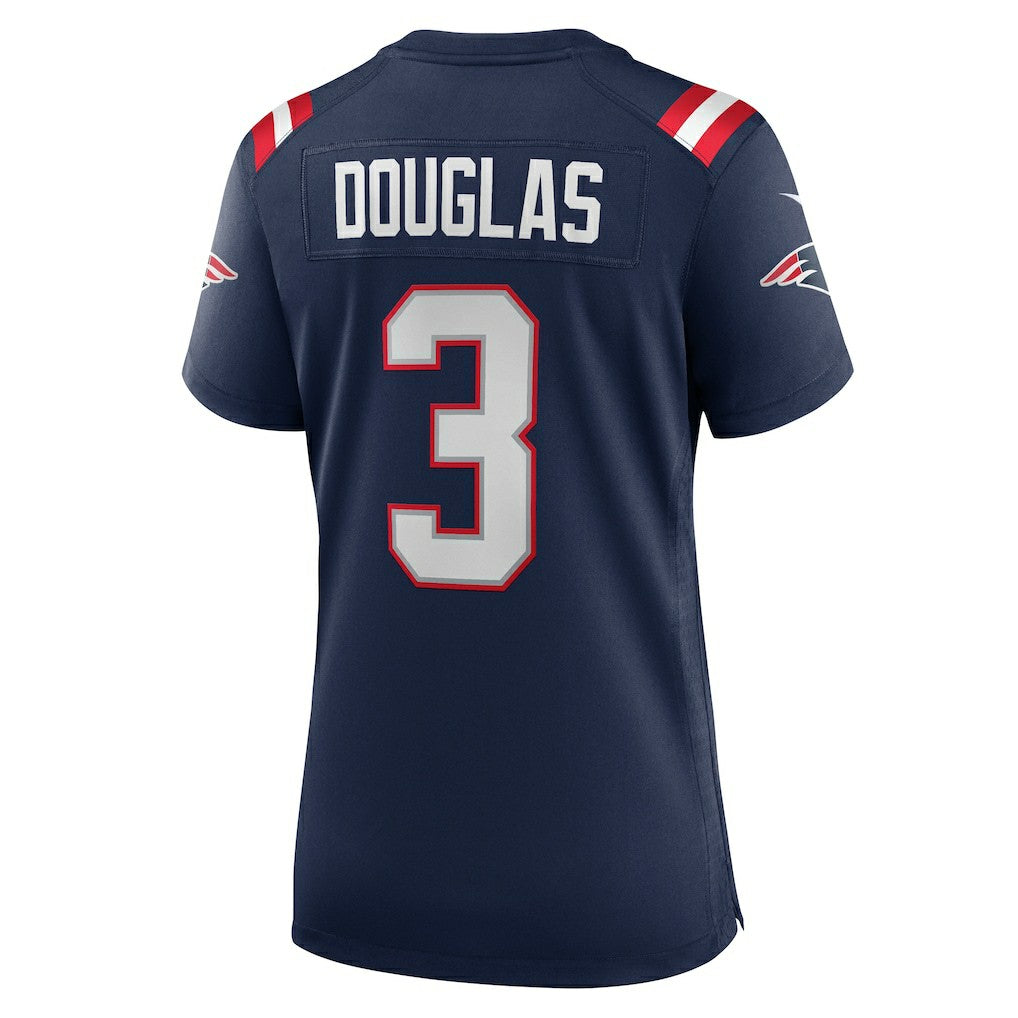 Demario Douglas New England Patriots Women's Game Jersey Navy | Nike for Sale
