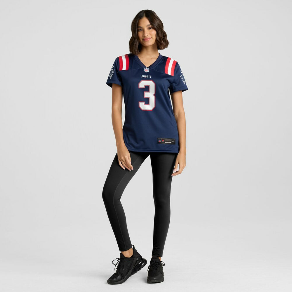 Demario Douglas New England Patriots Women's Game Jersey Navy | Nike for Sale