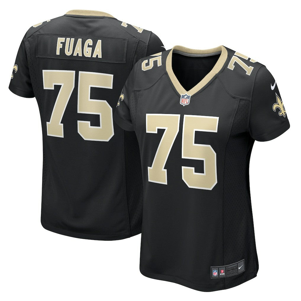 Taliese Fuaga New Orleans Saints Women's Game Jersey Black | Nike for Sale