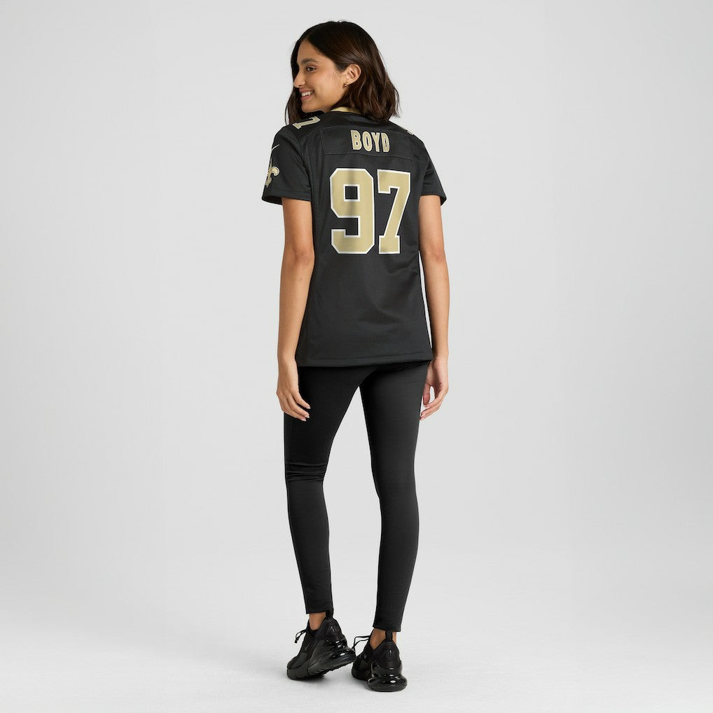 Khristian Boyd New Orleans Saints Women's Game Jersey Black | Nike for Sale