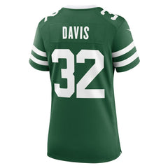 Isaiah Davis New York Jets Women's Game Jersey Legacy Green | Nike for Sale