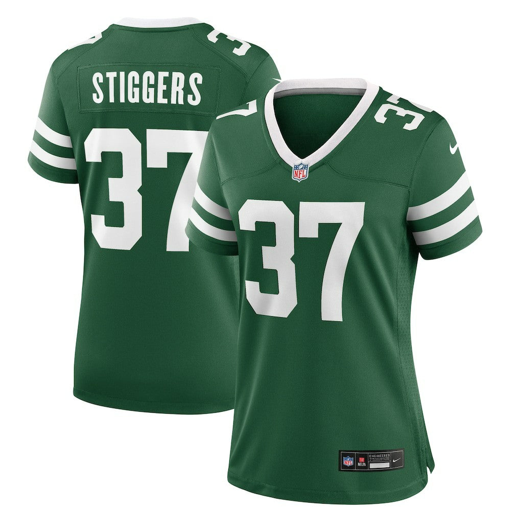 Qwan'tez Stiggers New York Jets Women's Game Jersey Legacy Green | Nike for Sale