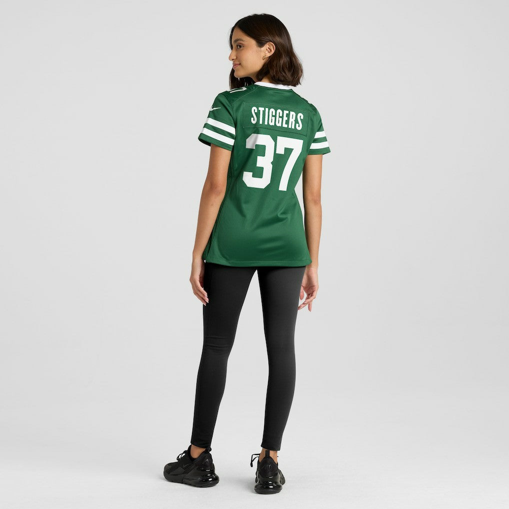 Qwan'tez Stiggers New York Jets Women's Game Jersey Legacy Green | Nike for Sale
