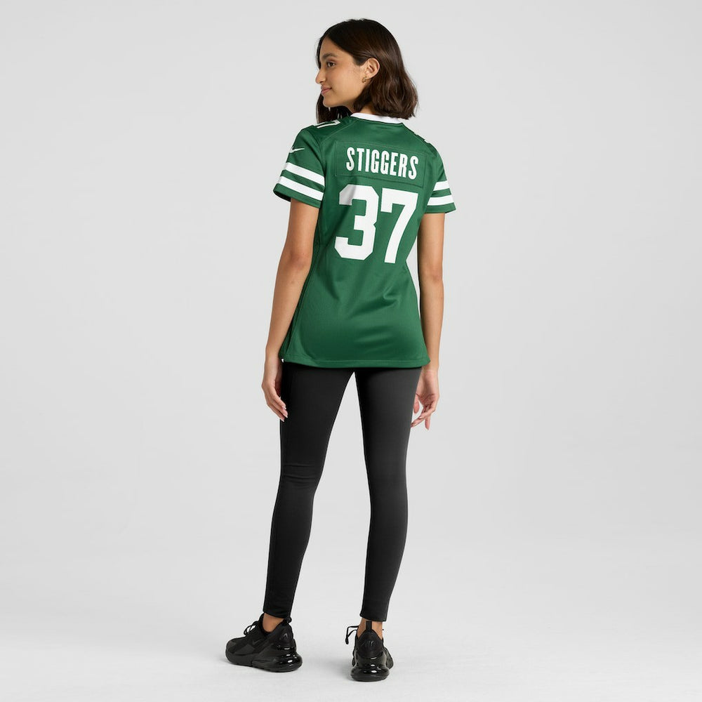 Qwan'tez Stiggers New York Jets Women's Game Jersey Legacy Green | Nike for Sale