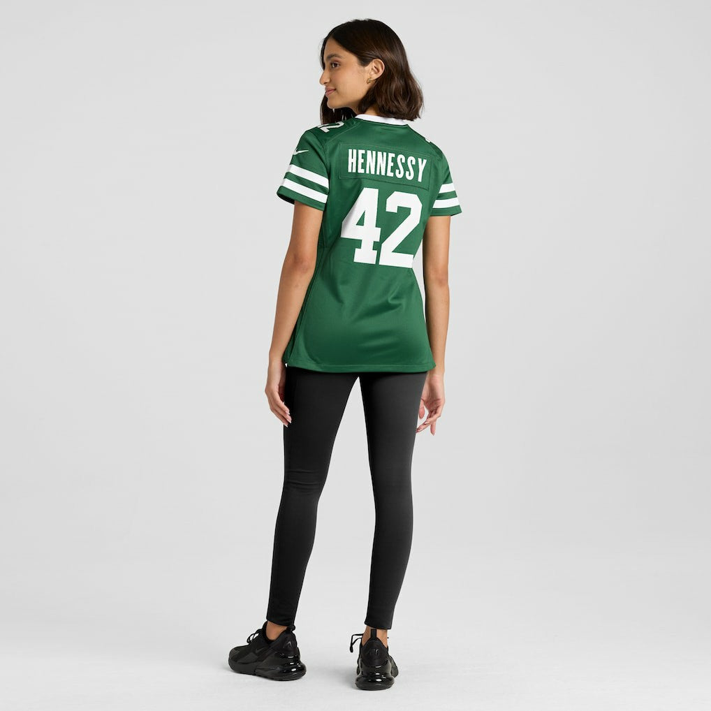 Thomas Hennessy New York Jets Women's Game Jersey Legacy Green | Nike for Sale