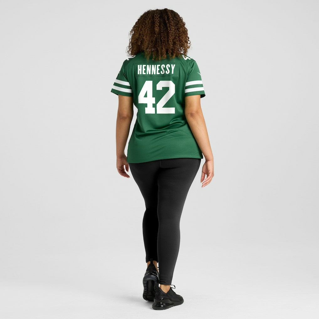 Thomas Hennessy New York Jets Women's Game Jersey Legacy Green | Nike for Sale