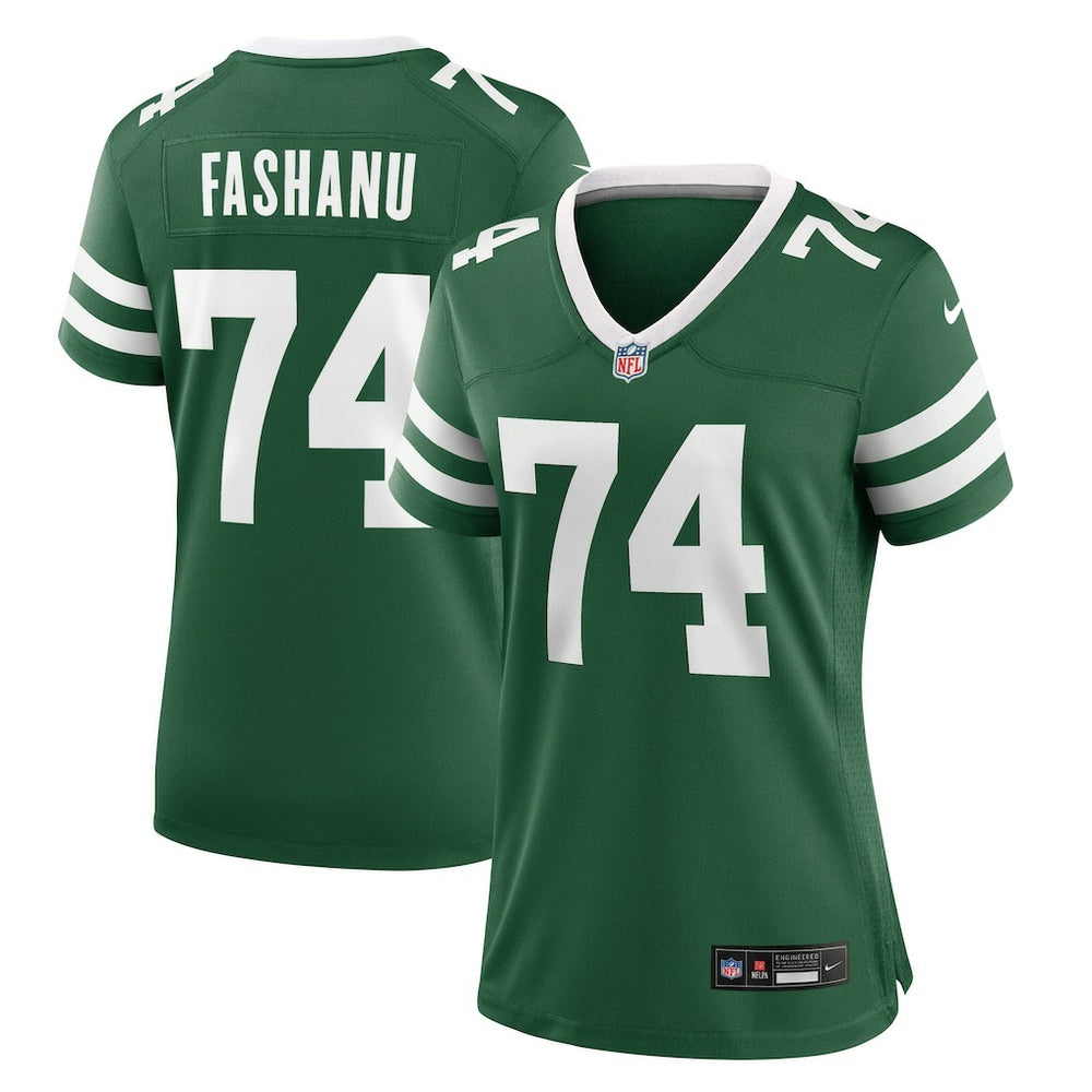 Olu Fashanu New York Jets Women's Game Jersey Legacy Green | Nike for Sale