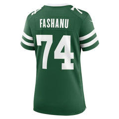 Olu Fashanu New York Jets Women's Game Jersey Legacy Green | Nike for Sale