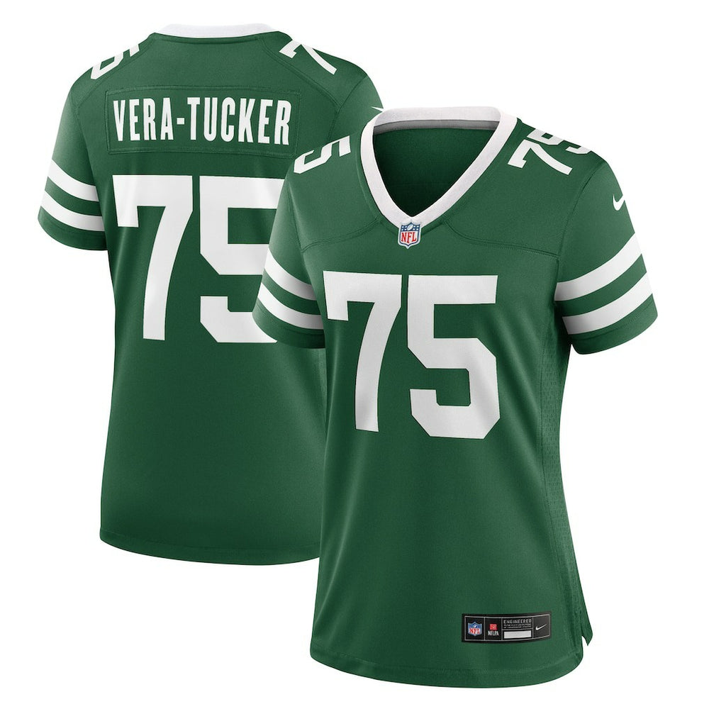 Alijah Vera-Tucker New York Jets Women's Game Jersey Legacy Green | Nike for Sale