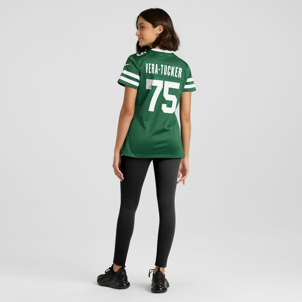 Alijah Vera-Tucker New York Jets Women's Game Jersey Legacy Green | Nike for Sale
