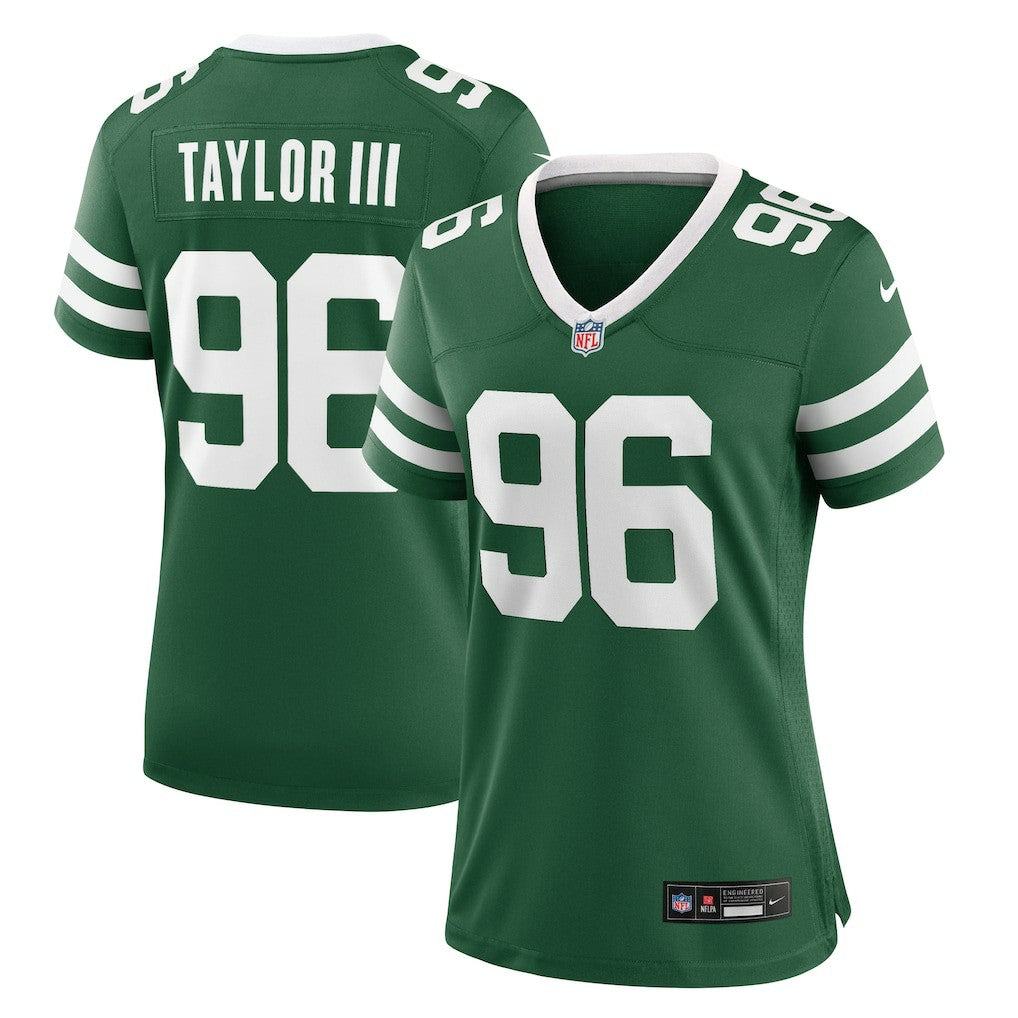 Leonard Taylor III New York Jets Women's Game Jersey Legacy Green | Nike for Sale
