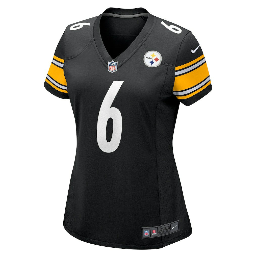 Patrick Queen Pittsburgh Steelers Women's Team Game Jersey Black | Nike for Sale
