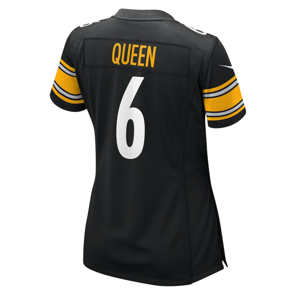 Patrick Queen Pittsburgh Steelers Women's Team Game Jersey Black | Nike for Sale