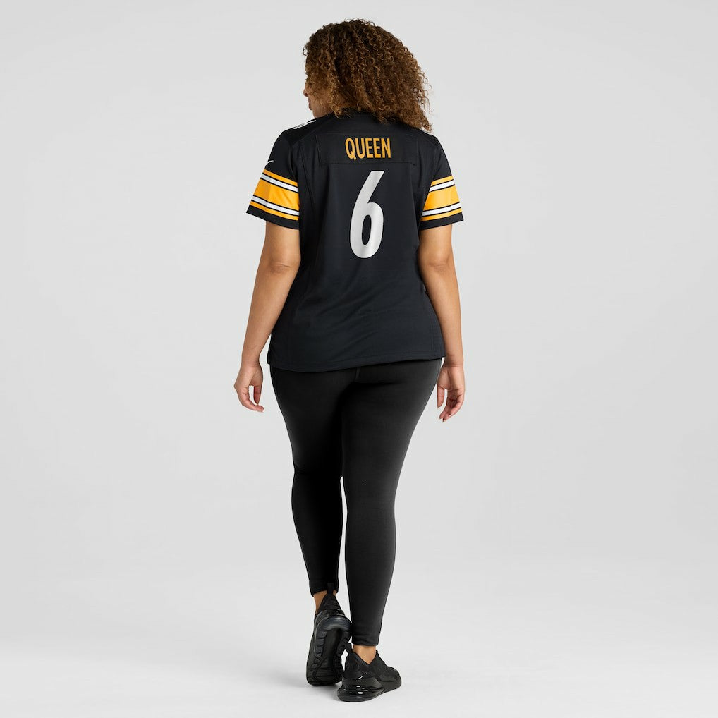 Patrick Queen Pittsburgh Steelers Women's Team Game Jersey Black | Nike for Sale
