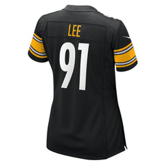 Logan Lee Pittsburgh Steelers Women's Team Game Jersey Black | Nike for Sale