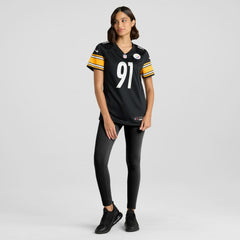 Logan Lee Pittsburgh Steelers Women's Team Game Jersey Black | Nike for Sale