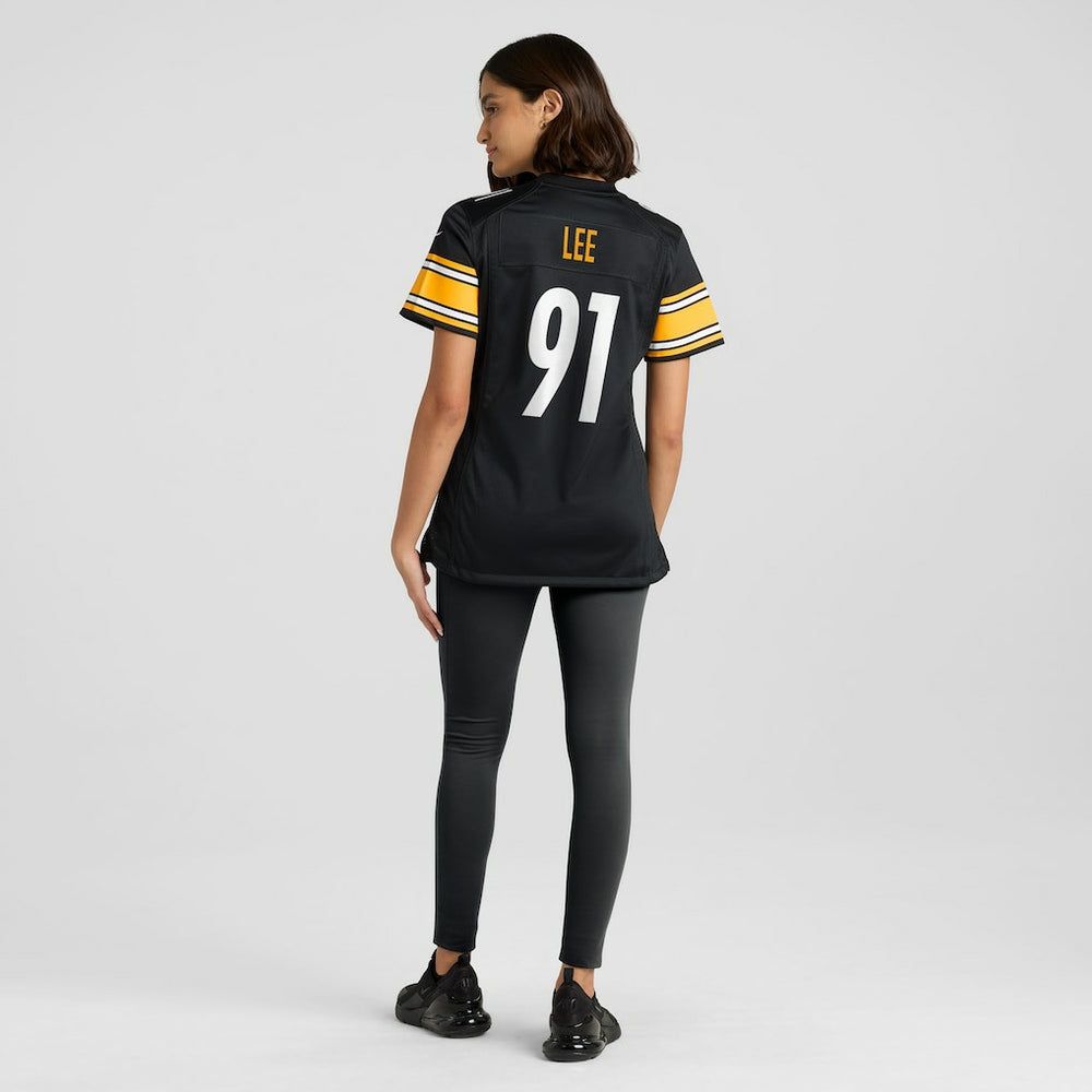 Logan Lee Pittsburgh Steelers Women's Team Game Jersey Black | Nike for Sale