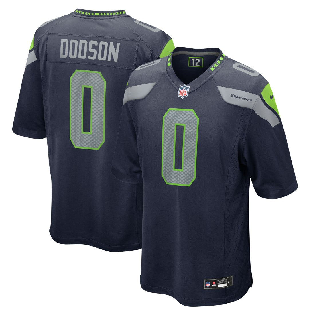 Tyrel Dodson Seattle Seahawks Game Jersey College Navy | Nike for Sale
