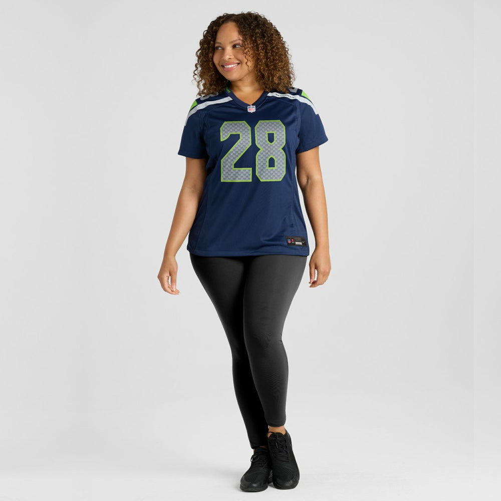 Nehemiah Pritchett Seattle Seahawks Women's Team Game Jersey College Navy | Nike for Sale