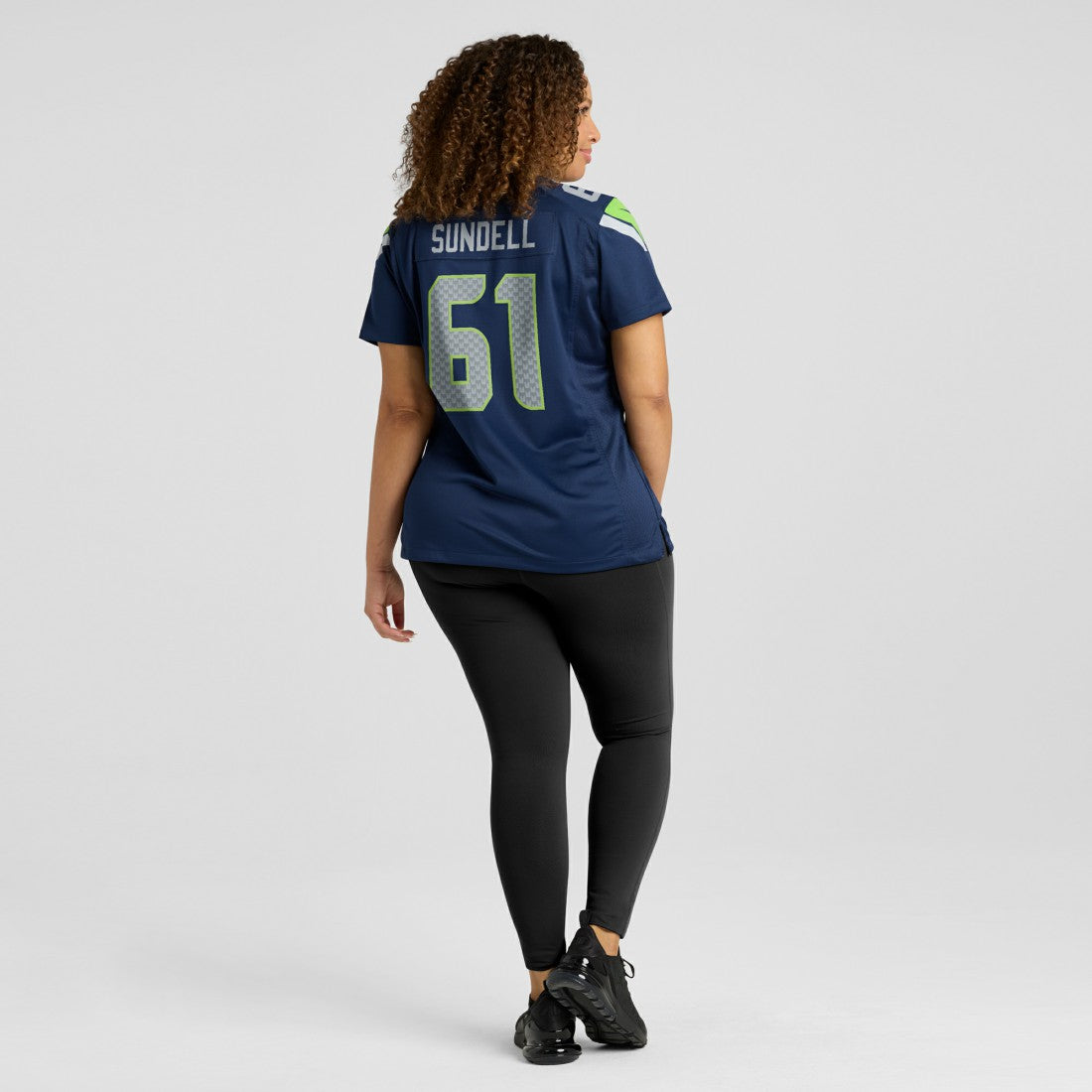 Jalen Sundell Seattle Seahawks Women's Team Game Jersey College Navy | Nike for Sale