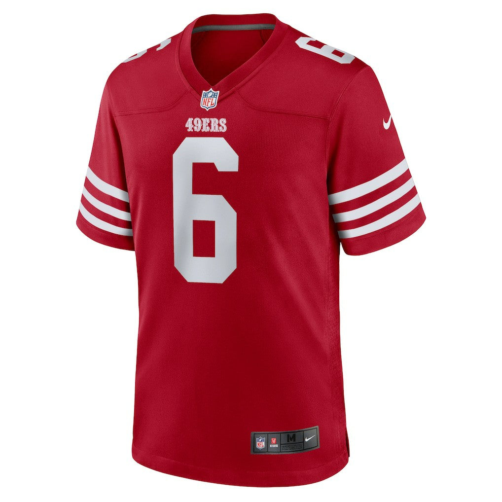 Malik Mustapha San Francisco 49ers Game Jersey Scarlet | Nike for Sale