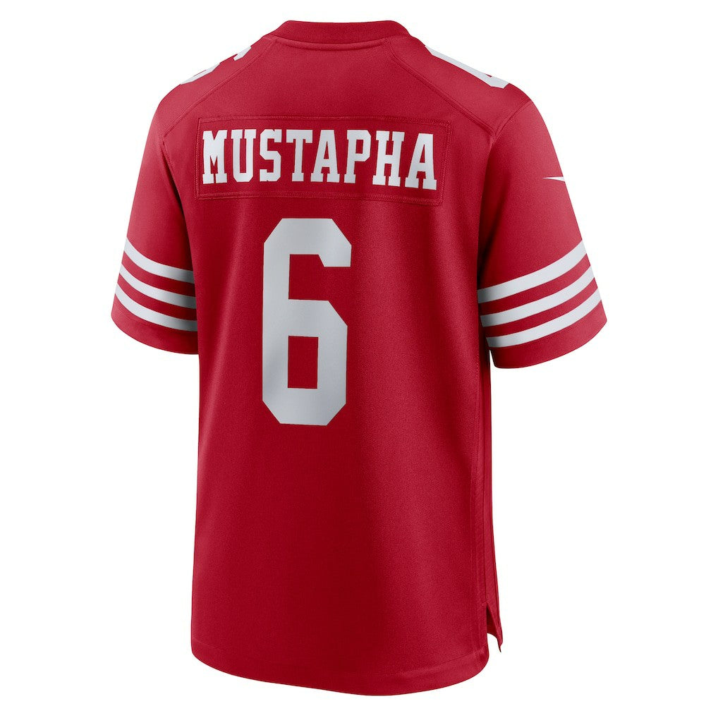 Malik Mustapha San Francisco 49ers Game Jersey Scarlet | Nike for Sale