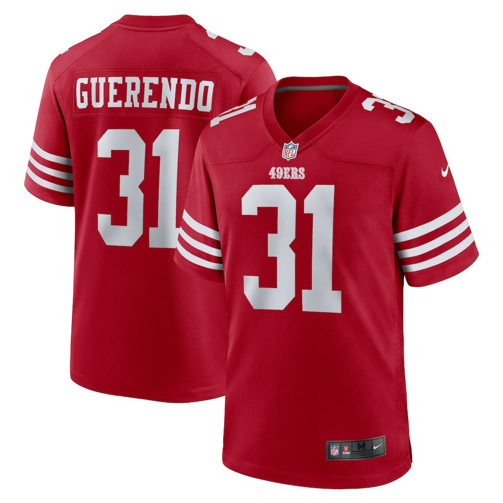 Isaac Guerendo San Francisco 49ers Game Jersey Scarlet | Nike for Sale