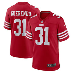 Isaac Guerendo San Francisco 49ers Game Jersey Scarlet | Nike for Sale