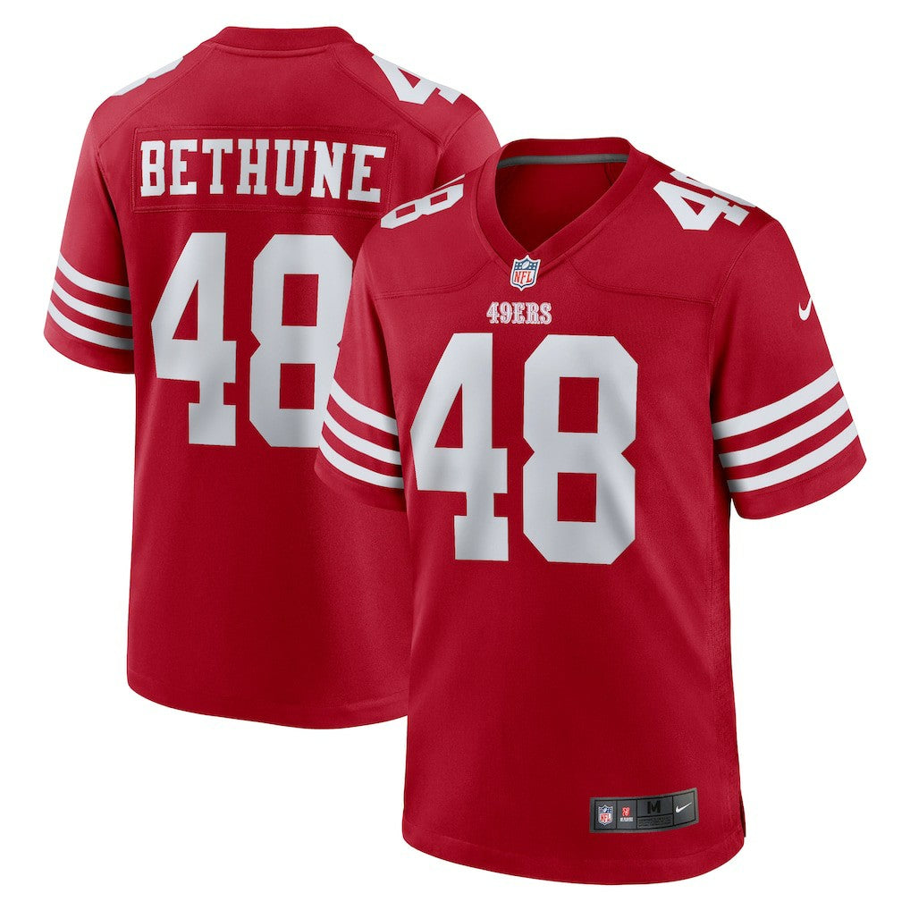 Tatum Bethune San Francisco 49ers Game Jersey Scarlet | Nike for Sale