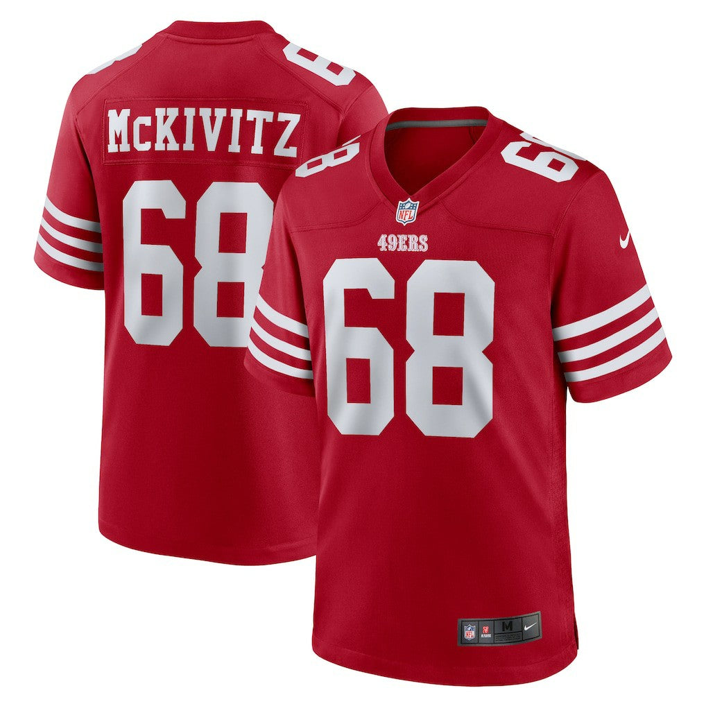 Colton McKivitz San Francisco 49ers Game Jersey Scarlet | Nike for Sale