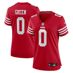 Renardo Green San Francisco 49ers Women's Team Game Jersey Scarlet | Nike for Sale