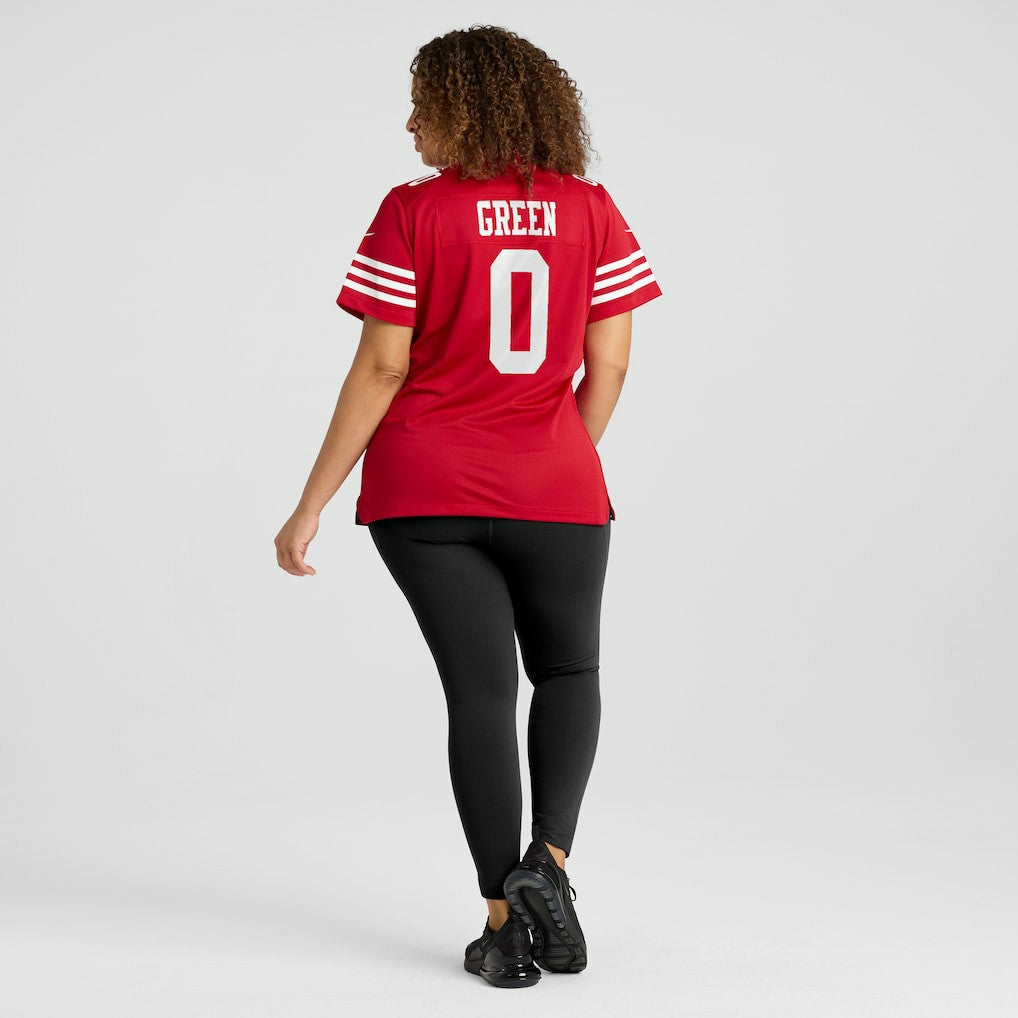 Renardo Green San Francisco 49ers Women's Team Game Jersey Scarlet | Nike for Sale