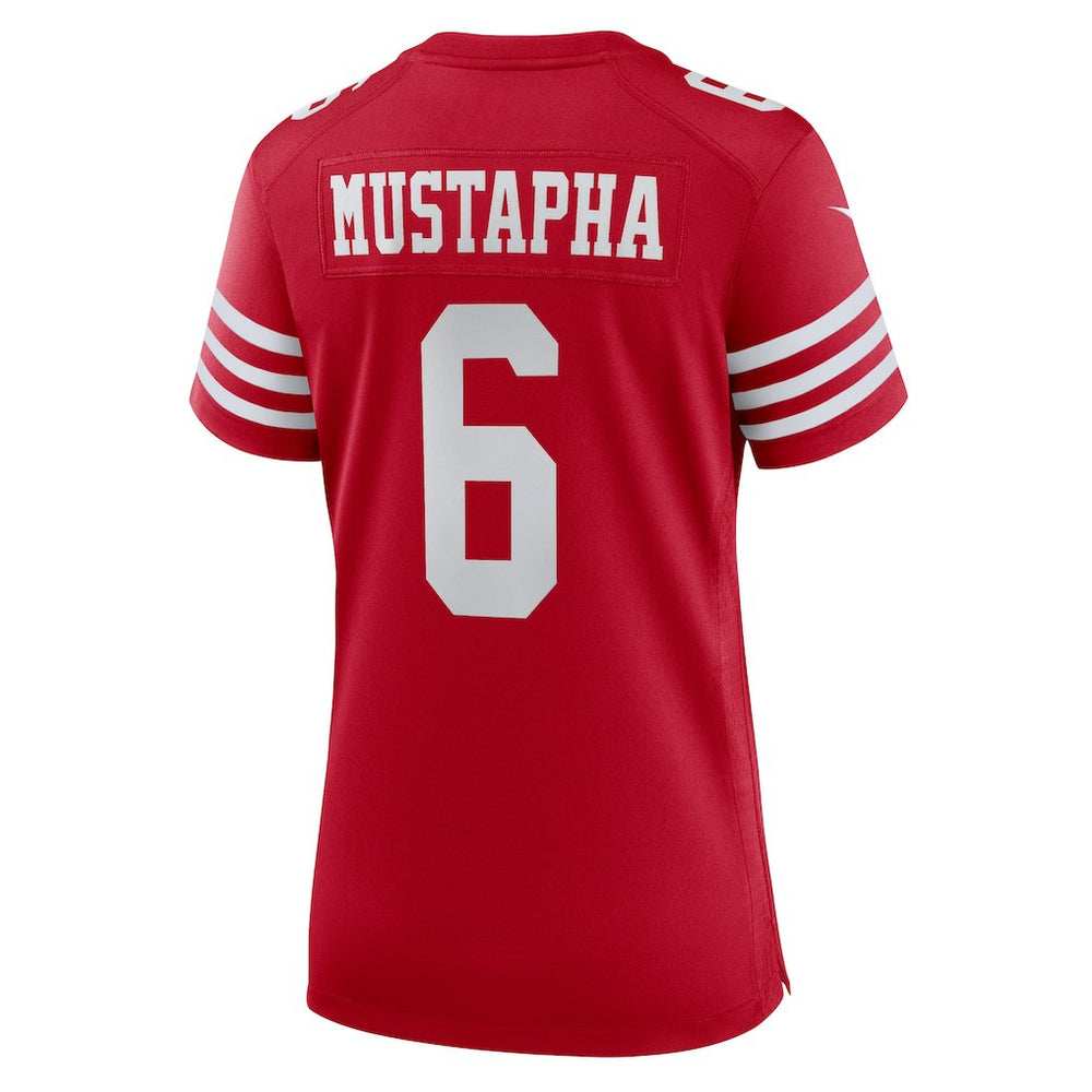 Malik Mustapha San Francisco 49ers Women's Team Game Jersey Scarlet | Nike for Sale