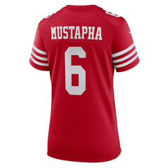 Malik Mustapha San Francisco 49ers Women's Team Game Jersey Scarlet | Nike for Sale