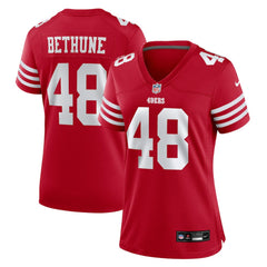 Tatum Bethune San Francisco 49ers Women's Team Game Jersey Scarlet | Nike for Sale