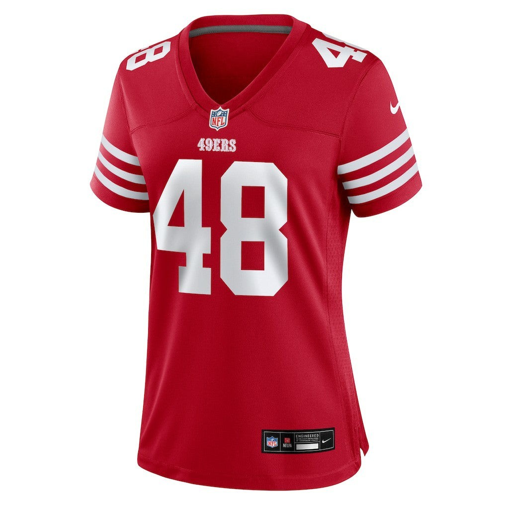Tatum Bethune San Francisco 49ers Women's Team Game Jersey Scarlet | Nike for Sale