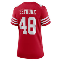 Tatum Bethune San Francisco 49ers Women's Team Game Jersey Scarlet | Nike for Sale