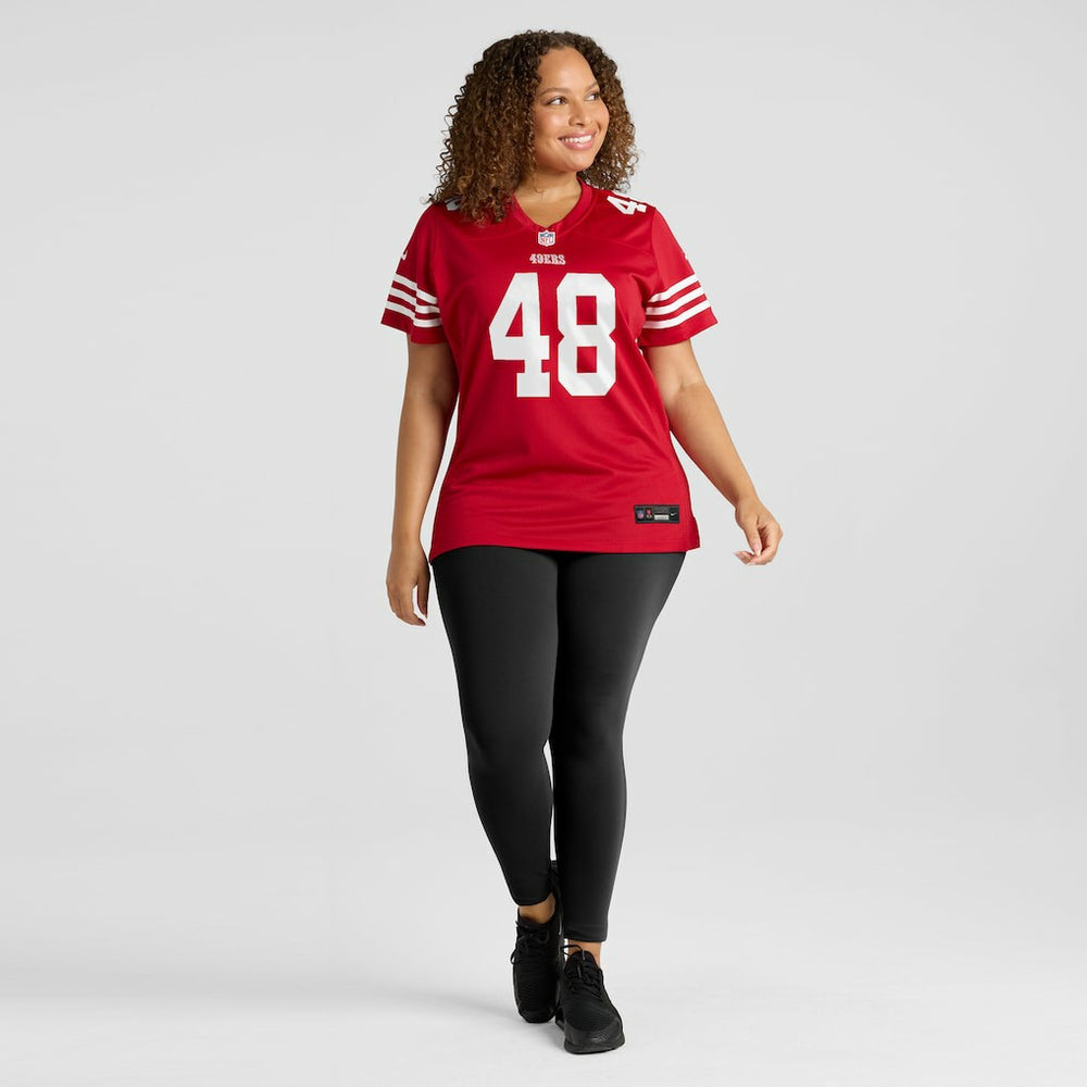 Tatum Bethune San Francisco 49ers Women's Team Game Jersey Scarlet | Nike for Sale