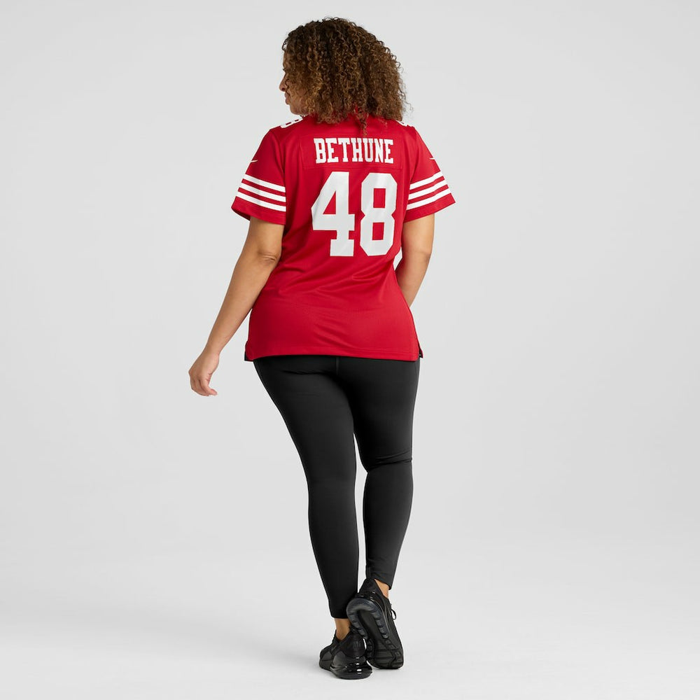 Tatum Bethune San Francisco 49ers Women's Team Game Jersey Scarlet | Nike for Sale
