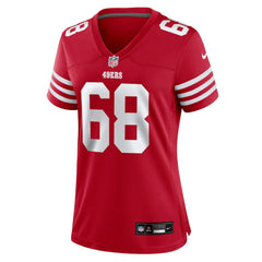 Colton McKivitz San Francisco 49ers Women's Team Game Jersey Scarlet | Nike for Sale