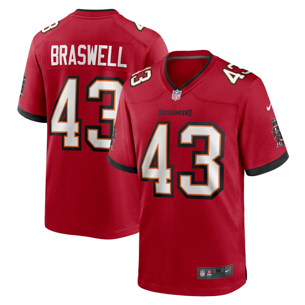 Chris Braswell Tampa Bay Buccaneers Game Jersey Red | Nike for Sale