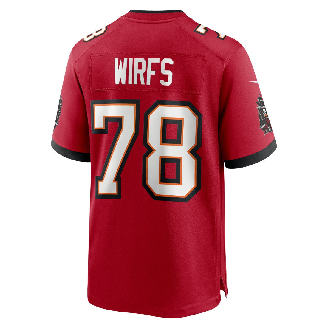 Tristan Wirfs Tampa Bay Buccaneers Game Jersey Red | Nike for Sale