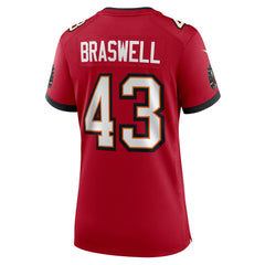 Chris Braswell Tampa Bay Buccaneers Women's Team Game Jersey Red | Nike for Sale