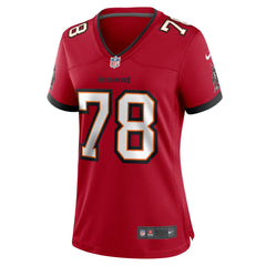 Tristan Wirfs Tampa Bay Buccaneers Women's Team Game Jersey Red | Nike for Sale