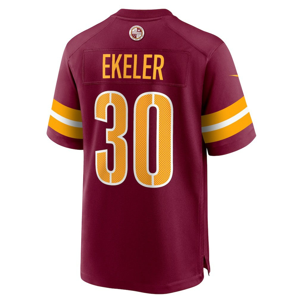 Austin Ekeler Washington Commanders Game Jersey Burgundy | Nike for Sale