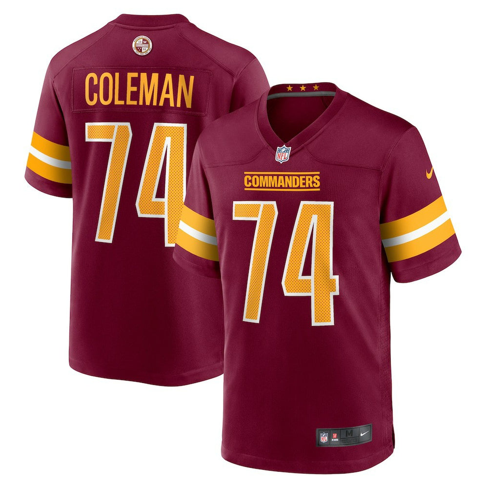 Brandon Coleman Washington Commanders Game Jersey Burgundy | Nike for Sale